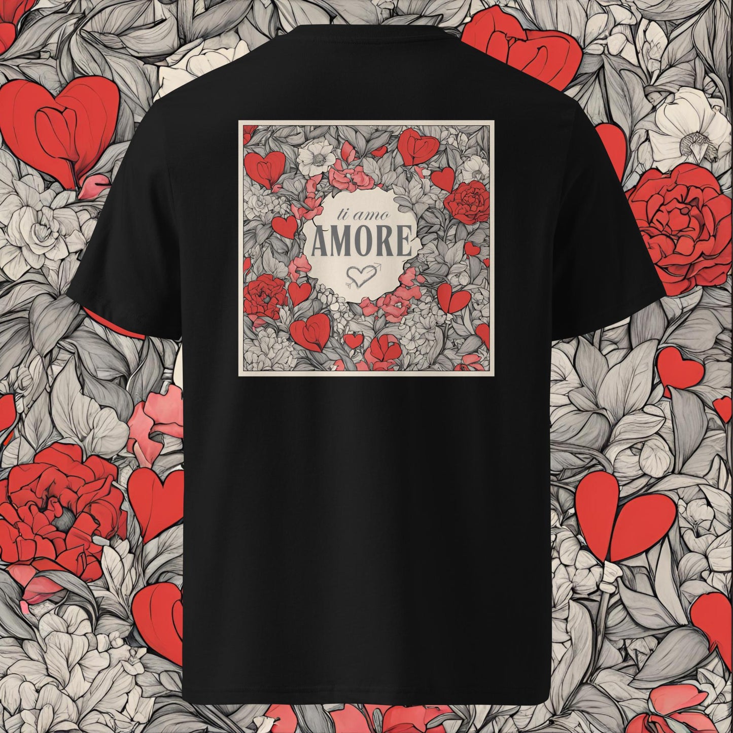 Ti Amo Amore With Roses Art